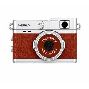 MPIA MC-10 Mini Retro Dijital TF Kartlı Kamera Kahverengi