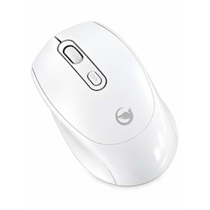 SPRANGE SR-M4 Kablosuz & Bluetooth 5.4 Şarjlı Mouse Beyaz