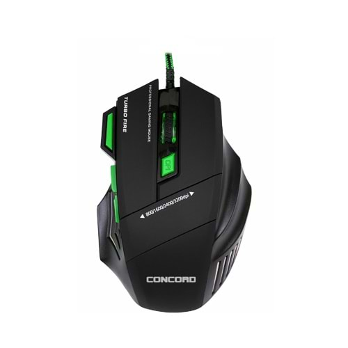 Concord A-9S Gaming Mouse Yeşil