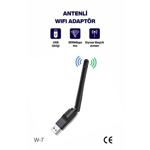 CONCORD W-7 Uydu Alıcılı Wi-Fi Adaptör