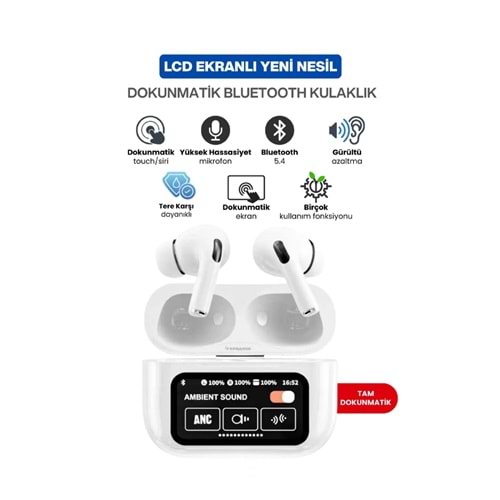SPRANGE AP9 PRO Dokunmatik Ekran Bluetooth TWS Kulaklık