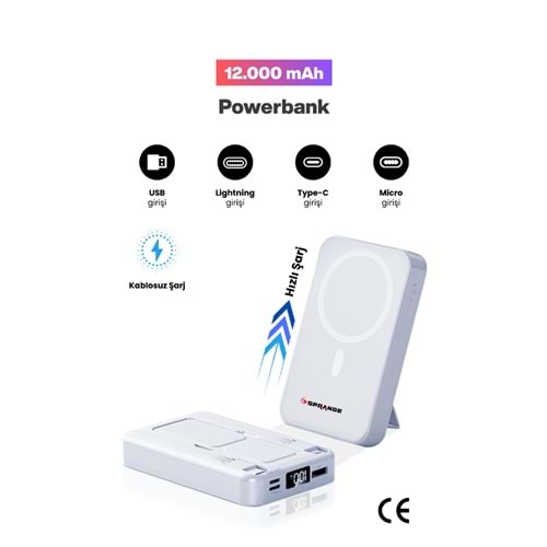 SPRANGE SR-P28M 12000 mAh Powerbank