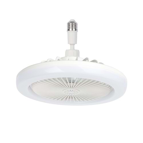 SHOAMI LDC-DC124 Kumandalı Döner Başlıklı Işıklı Vantilatör