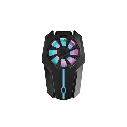 SPRANGE SR-MC6 RGB Aydınlatma Manyetik 3 Kademeli Fan Hızı 8*5*4cm Telefon Soğutucu