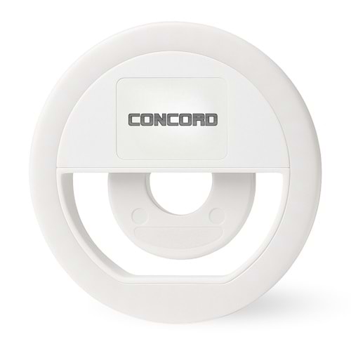 CONCORD GZ999 Clip-Fill Taşınabilir Mini Led Telefon Selfie Işığı Beyaz