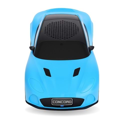 P331 Bt/Fm/Usb Model Araba Görünümlü Hoparlör Mavi