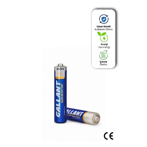 GALLANT LR61 1.5V Alkalin Batarya AAAA
