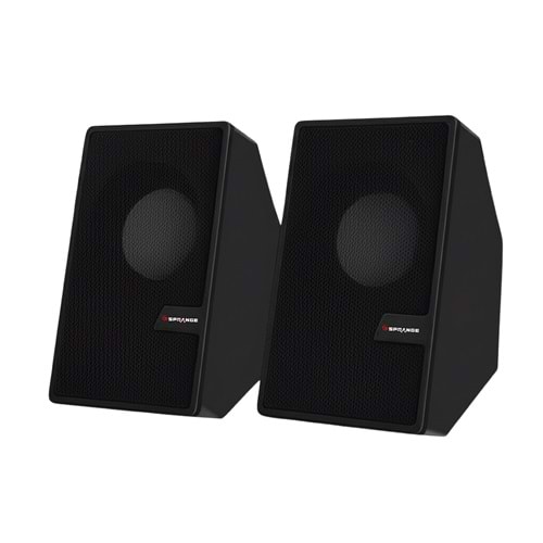 Sprange SR-PN784 2.0 3W*2 USB + 3.5mm USB 5V Hoparlör Siyah