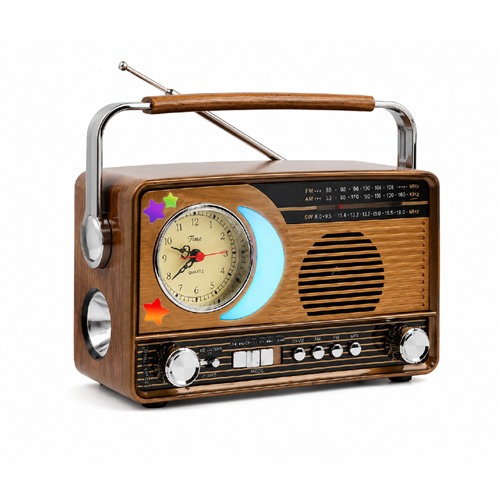 YG-7030 Nostaljik Tasarım USB & TF & Aux FM Radyo