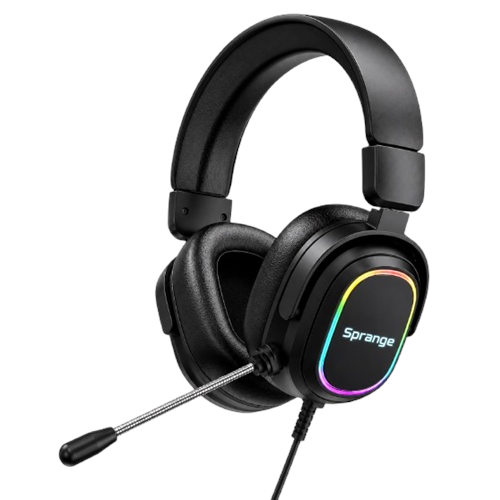 SPRANGE SR-X12 LED Işıklı Mikrofonlu Oyuncu Pc Kulaklık