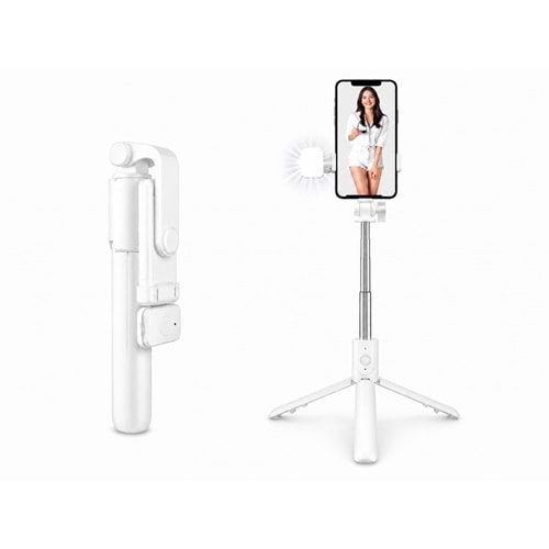 H1S Selfie Stick Beyaz