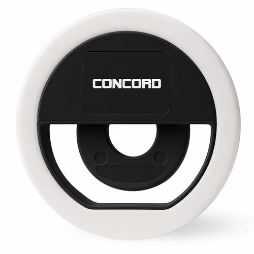 CONCORD GZ999 Clip-Fill Taşınabilir Mini Led Telefon Selfie Işığı Siyah