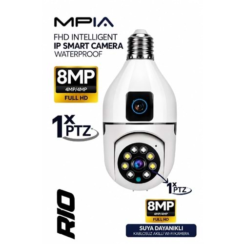 MPIA RİO 8MP WI-FI AMPUL Kamera