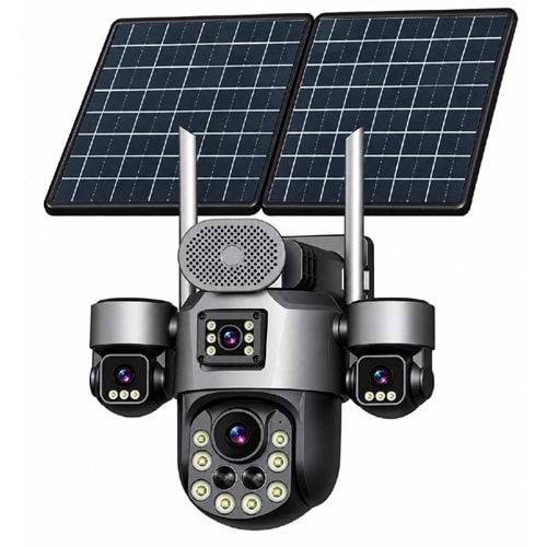 MPIA RİNA 16 MP 4 Lens 1*PTZ 36X Optik Zoom 4G SIM Çift Solar Kamera