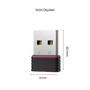 CONCORD W-1 Mini Wi-Fi Adaptör