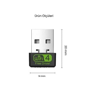 CONCORD W-4 Free Driver Mini Wi-Fi Adaptör