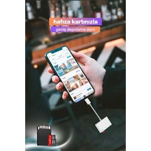 CONCORD JH-0512 USB 2.0 Lightning OTG Dönüştürücü