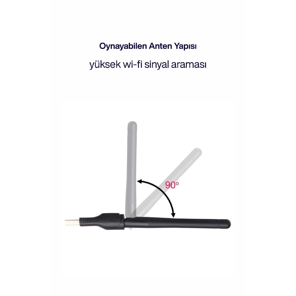 CONCORD W-7 Uydu Alıcılı Wi-Fi Adaptör