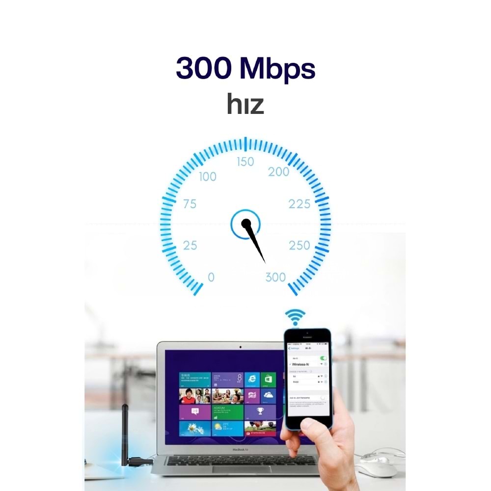 CONCORD W-7 Uydu Alıcılı Wi-Fi Adaptör