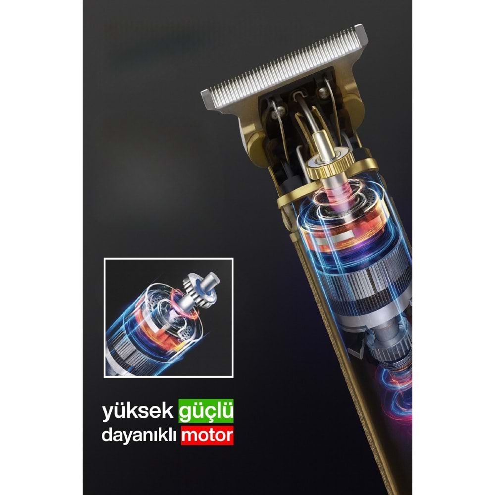 CONCORD TMG-4 Dijital Şarj Göstergeli 1200mAh Profesyonel Saç Sakal Tıraş Makinesi