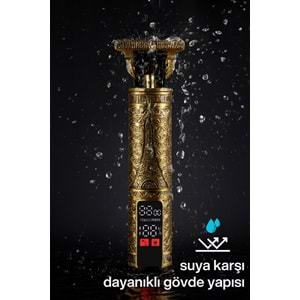 CONCORD TMG-4 Dijital Şarj Göstergeli 1200mAh Profesyonel Saç Sakal Tıraş Makinesi