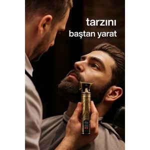 CONCORD TMG-4 Dijital Şarj Göstergeli 1200mAh Profesyonel Saç Sakal Tıraş Makinesi