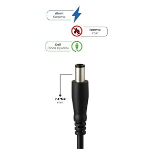 SPRANGE SR-L6 19.5V 4.62A 7.4 * 5.0mm 90W DELL İçin Laptop Adaptör