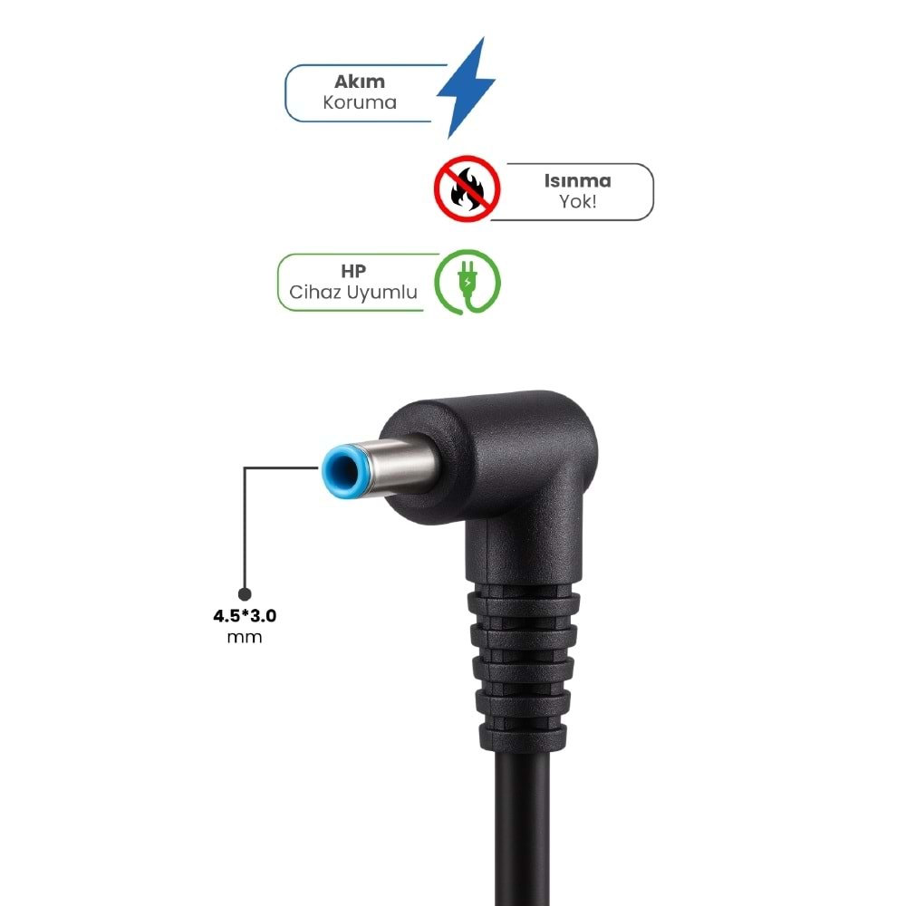 SPRANGE SR-L18 19.5V 3.33A 4.5 * 3.0mm 65W HP İçin Laptop Adaptör