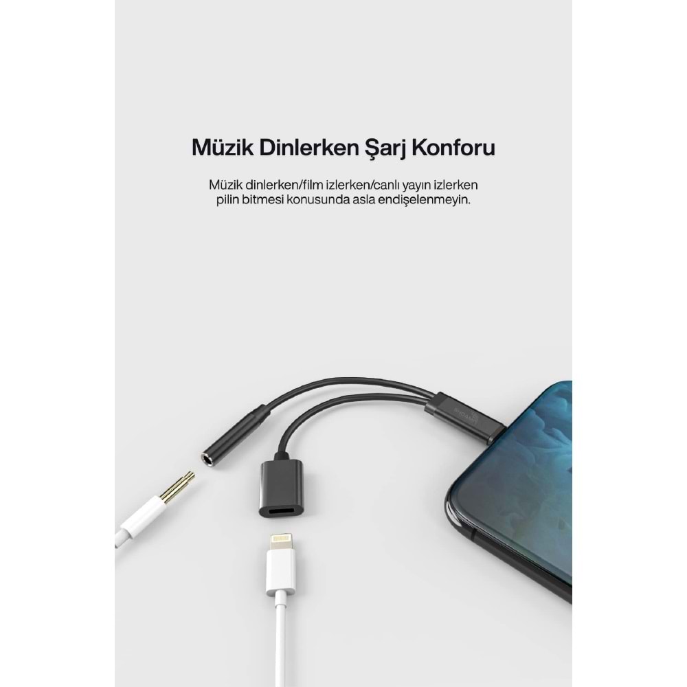 SHOAMI SH-016 2in1 Lightning Aux Çevirici