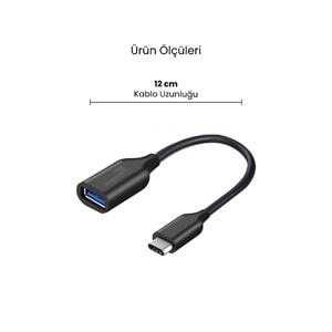 SHOAMI SH-013 USB 3.0 Type-C To USB OTG Dönüştürücü Kablo