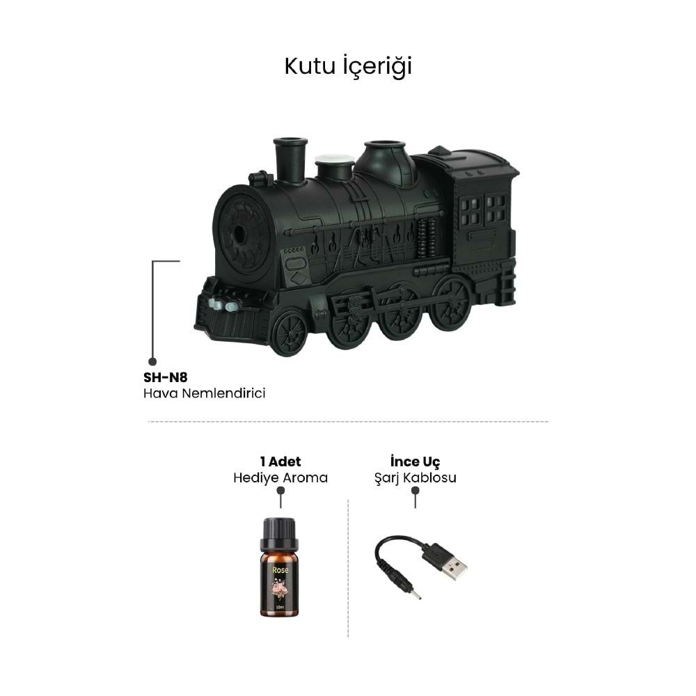 SHOAMI SH-N8 Aromalı Hava Nemlendirici 350 ML