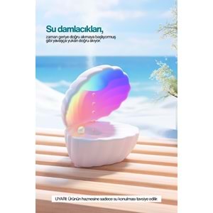 Y17 Bluetooth Hoparlör & Geri Akışlı Su Damlama Sistemi Hava Nemlendirici