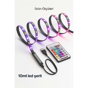 SPRANGE SP-LD10 RGB Şerit Led 10 Mt.
