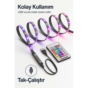 SPRANGE SP-LD5 RGB Şerit Led 5 Mt.