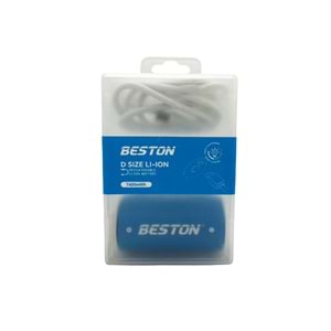 BESTON P2-LID-D Tip Şarj Edilebilir USB-C Şarjlı Pil