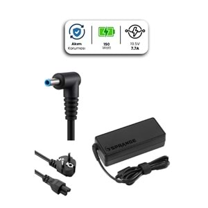 SPRANGE SR-L43 19.5V 7.7A 4.5*3.0mm 150W DELL İçin Laptop Adaptör