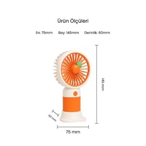 CONCORD MS-50 Mini Fan Turuncu