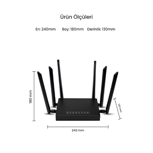 B825 300 Mbps 2.4 GHz. 4G ROUTER