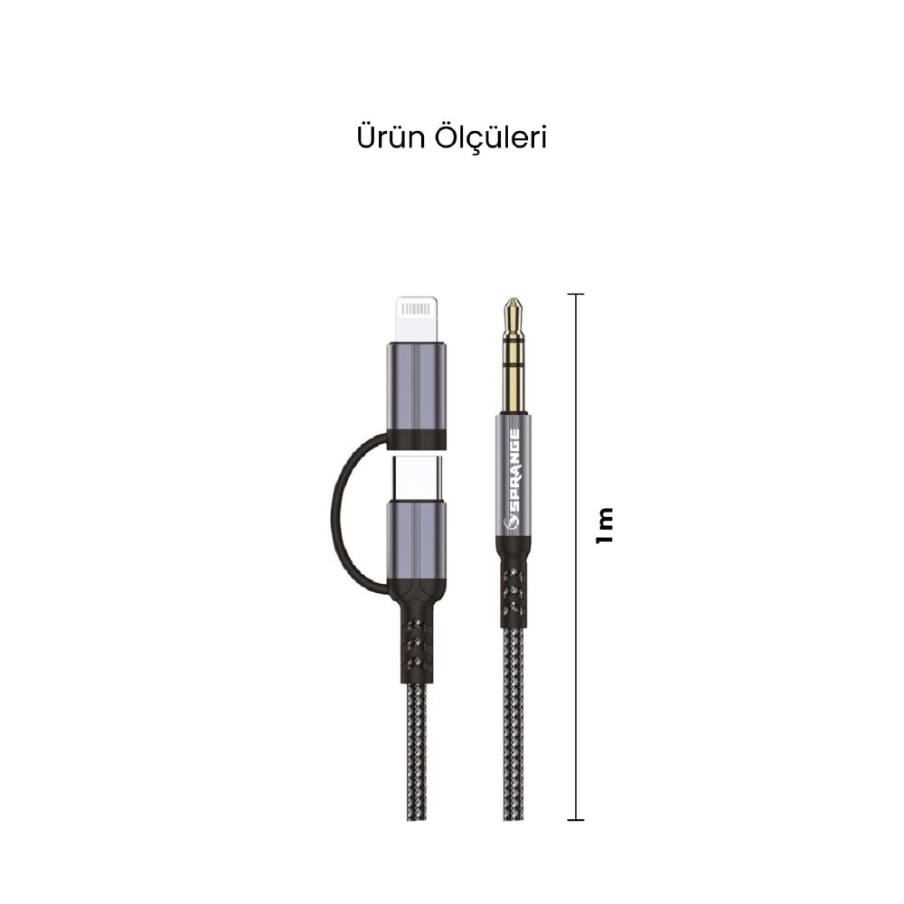 SPRANGE SR-03 2IN1 OTG Dönüştürücü
