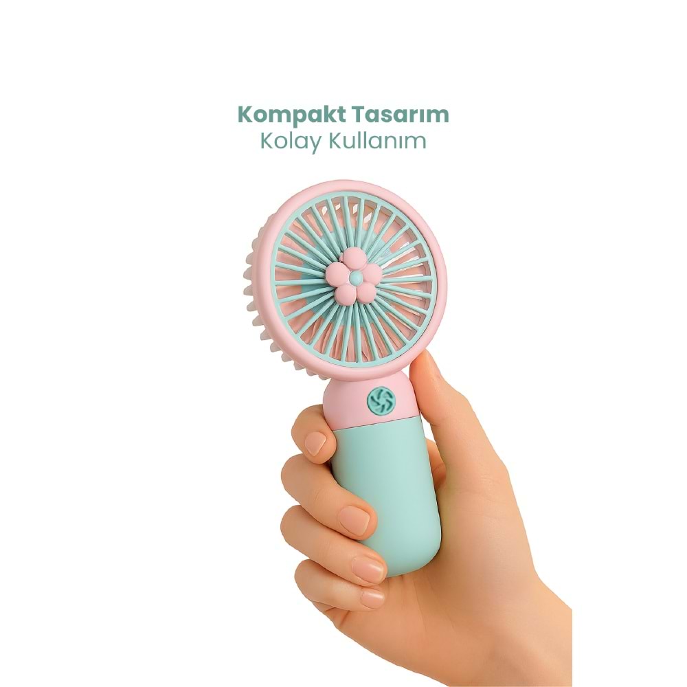 CONCORD MS-50 Mini Fan Flower Pembe