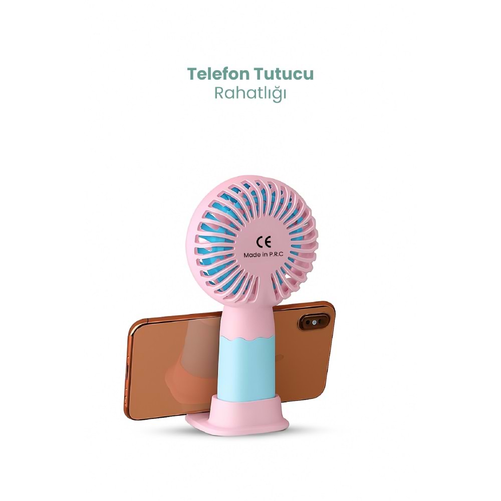 CONCORD MS-50 Mini Fan Flower Pembe