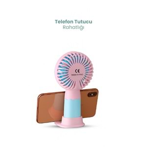 CONCORD MS-50 Mini Fan Flower Pembe