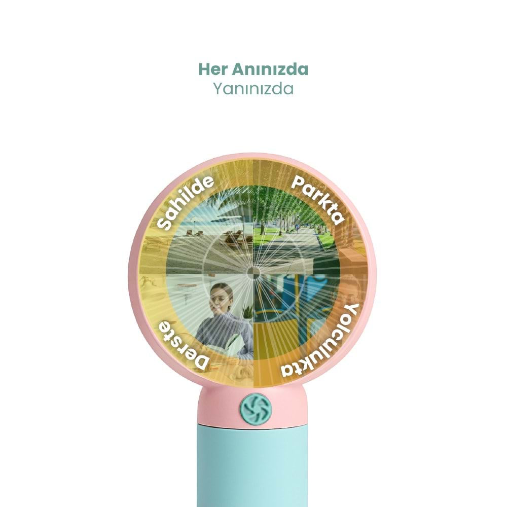 CONCORD MS-50 Mini Fan Flower Pembe
