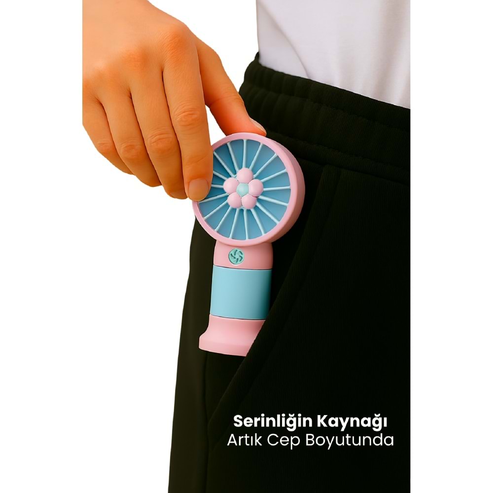 CONCORD MS-50 Mini Fan Flower Pembe
