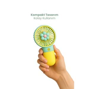 CONCORD MS-50 Mini Fan Flower Yeşil