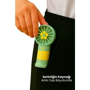 CONCORD MS-50 Mini Fan Flower Yeşil