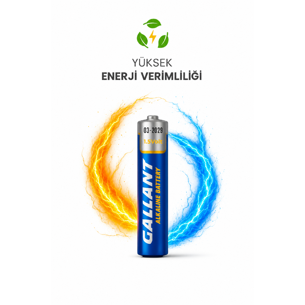 GALLANT LR61 1.5V Alkalin Batarya AAAA