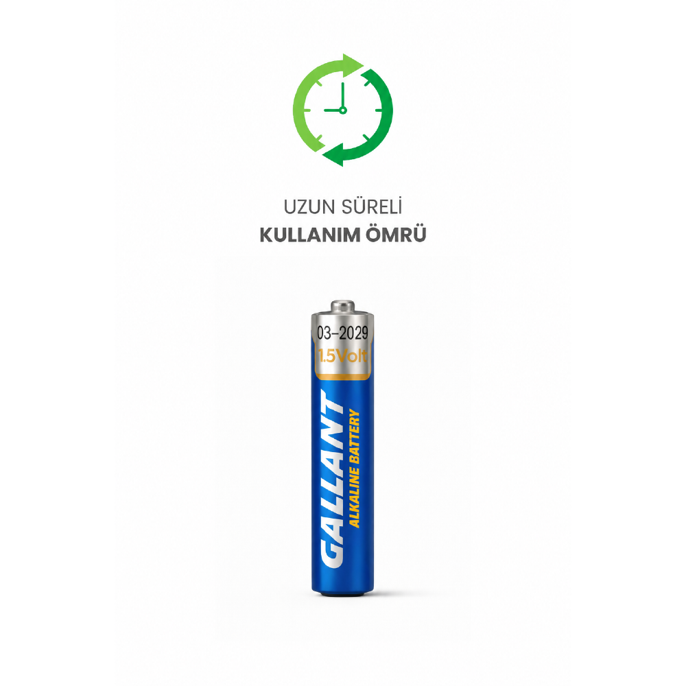 GALLANT LR61 1.5V Alkalin Batarya AAAA
