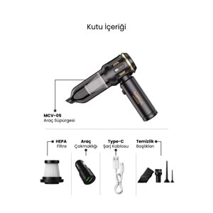 MPIA MCV-05 Gold Edition 10 IN 1 Araç Süpürgesi