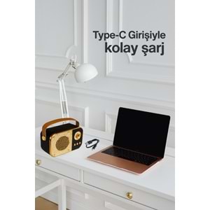 M24 USB/TF Bluetooth Hoparlör Siyah